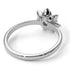 Lotus Flower Solitaire Diamond Ring - Lotus no. 3